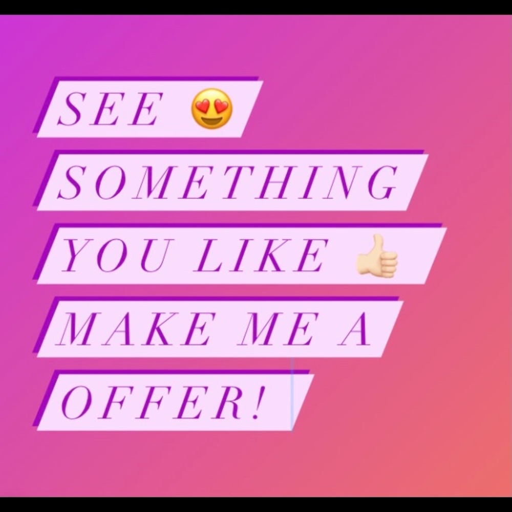 ☝️see something you like 😍 make me an offer!
